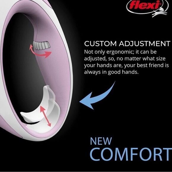 Flexi Strap Leash Comfort Cord Pink Rose Small NWT - Picture 6 of 6